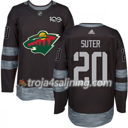 Minnesota Wild tröja Ryan Suter 20 1917-2017 100th Anniversary Adidas Svart Authentic - NHL Tröjor Herr Minnesota Wild tröja Ryan Suter 20 1917-2017 100th Anniversary Adidas Svart Authentic - NHL Tröjor Herr